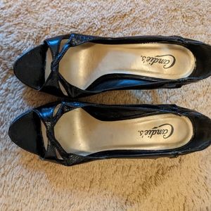 Candie's black heels size 8.5